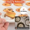 CAKETIME Mini Muffin Pan, Metal Reinforced Frame Mini Cupcake Pans