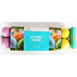 Kit Para Pintar Con Gises Way To Celebrate! 12 Huevos Pascua Azul, Morado, Rosa, Amarillo, Verde