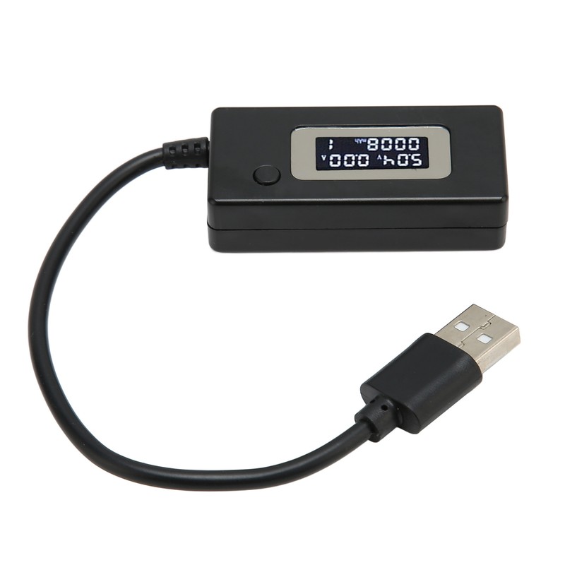 USB Voltage Current Tester LCD Display 50mA‑3500mA USB Multimeter 3‑15V