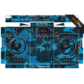 StyleFlip Skins PIONEER XDJ-XZ | Blue Camo | Protective Decal | StyleFlip Skins