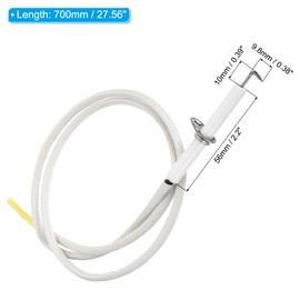 PATIKIL 2Pcs Ceramic Spark Electrode Igniter with Wire Lead Replacement for BBQ Grill and Gas Grill Models