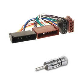 JUST SOUND best choice for caraudio Car Radio Adaptor Antenna Adaptor Set DIN ISO Suitable for Ford Escort Fiesta Focus Mazda 121