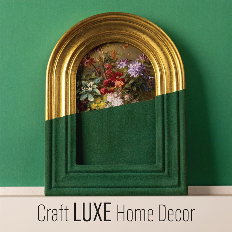 FolkArt Velvet Crush 2 Part Flocking Kit, Green