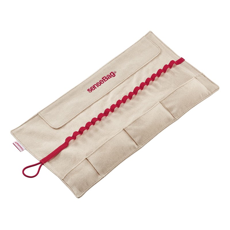 senseBag Rollmäppchen Eco creme, nachhaltige praktische Mappe aus 100% recyceltem