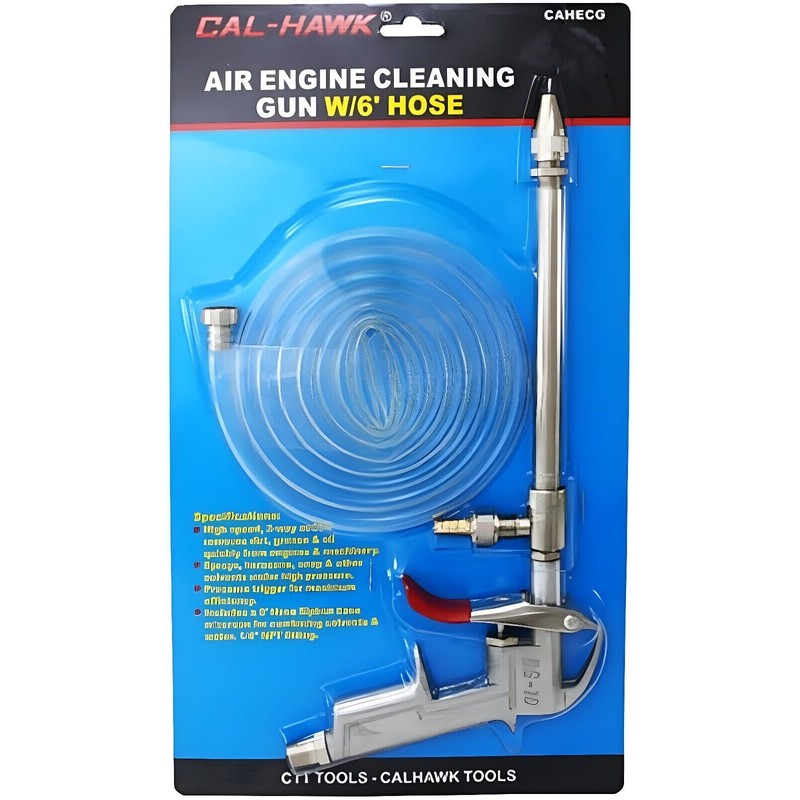 Cal Hawk Air Power Engine Cleaner Gun Siphon with 6ft