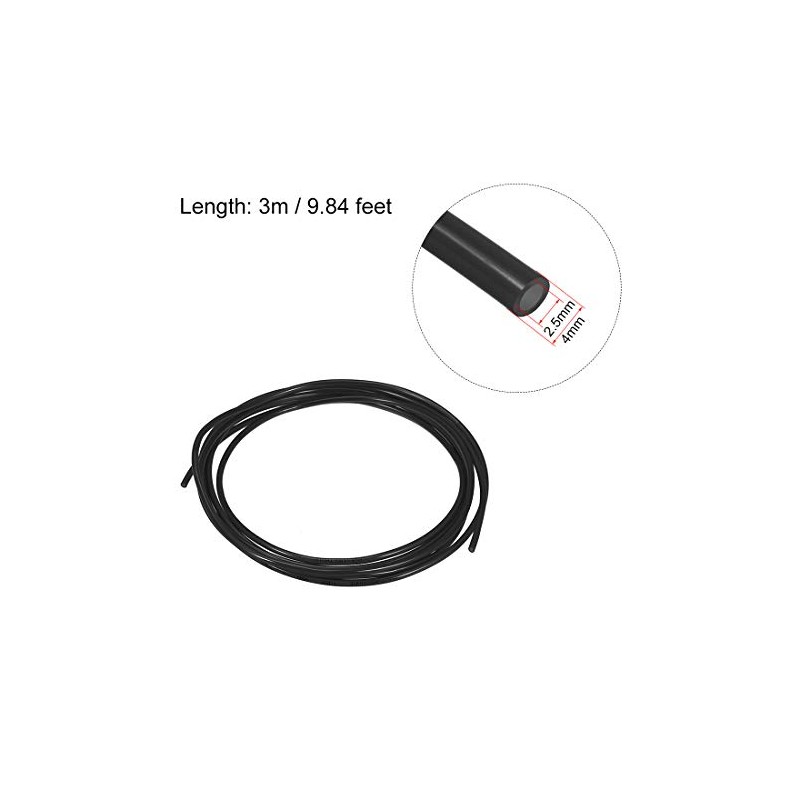 sourcing map Pneumatic Air Tubing, 4mm OD x 2.5mm ID