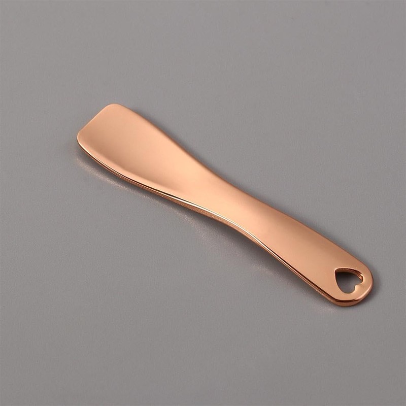 Pokinge 4pcs Mini Eye Face Massage Stick Metal Cosmetic Spatula,Eye
