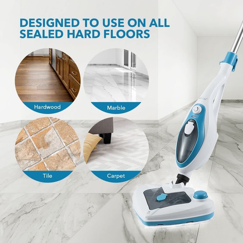 Replacement Steam Mop Pads, 5 Pack Microfiber Steam Mop Pads