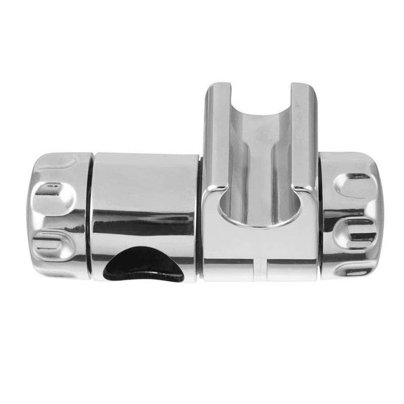 3PCS Shower Head Holder Bathroom Adjustable Chrome Slider Handheld Shower