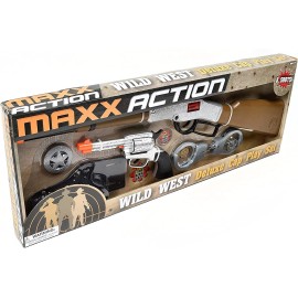 Maxx Action Wild West Cap Play Gun Toy Blaster Play Set – 6 Piece Western Toys for Kids |...