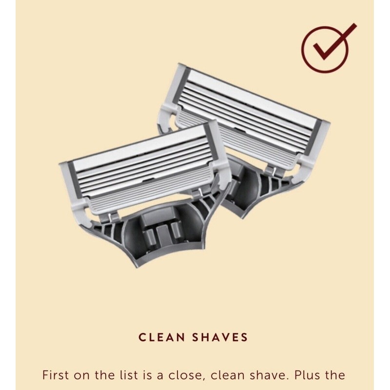 Blade Harry's Men's Razor Blades 6 Count - 5 Blade