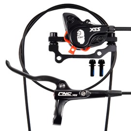 Chooee Bicycle Hydraulic Disc Brake MTB Hydraulic Disc Brake Rear Left, Tube 1450 mm Long, Black