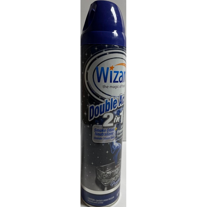 Wizard Double Action Smoke Odor Neutralizer & Air Freshener, Eliminates