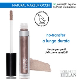 Helan I Colori von Helan – flüssiger Lidschatten für die Augen, aufhellend, vielseitig einsetzbar, ideal als flüssiges Rouge, Gesichts-Make-up und Bronzer, Make-up ohne Transfer, langanhaltend,