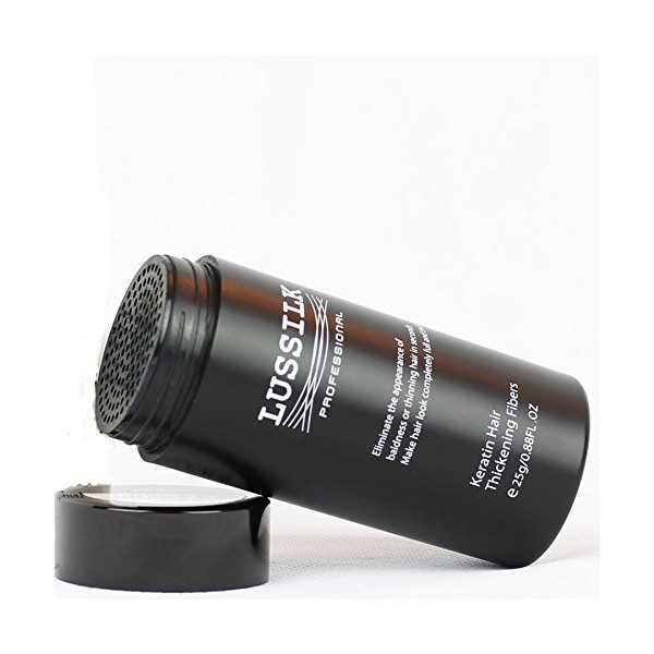 Lussilk Keratin Hair Fibers Bald Patch Concealer 25 g (White)
