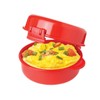Sistema 1102 Insulated Food Boxes, Red/Transparent, 2.4 L