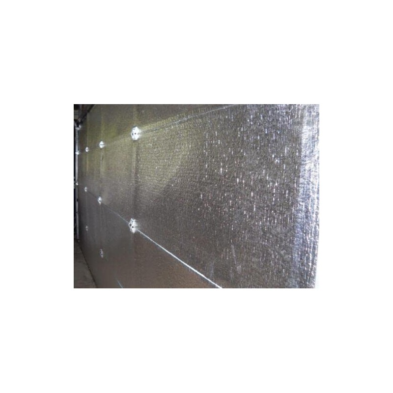 Reflective Foil Insulation Spiral Duct Pipe Wrap Double Bubble 6x100