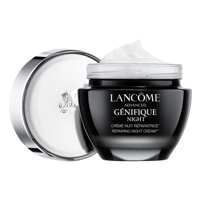 Lancôme Advanced Génifique - Crema Hidratante Facial de Noche, Repara