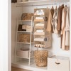 StorageWorks 6-Shelf Hanging Closet Organizers, Two 3-Shelf Separable Closet Hanging