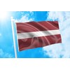 DMSE Latvia Flag 2X3Ft Foot 100% Polyester 100D Flag