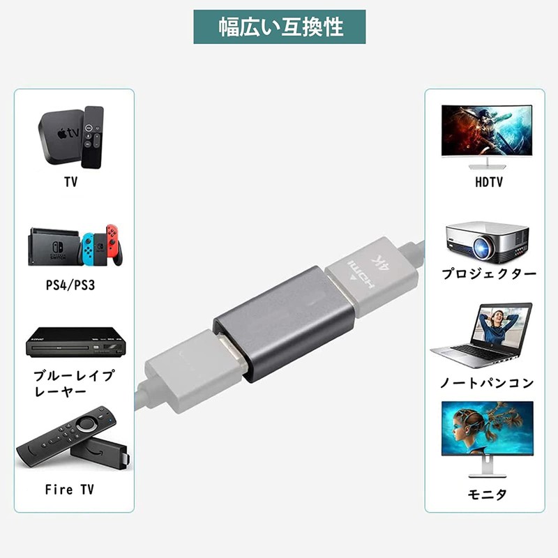 HDMI Relay Adapter 4K Support LpoieJun 18Gbps High Speed Extension
