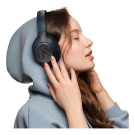Haylou S30 Pro Anc Audífonos -43db Cancelación De Ruido Adaptativa Auriculares Diadema Gamer Inalámbricos con Micrófono Bluetooth 5.4 Manos Libres De Controlador De 40mm 80h Reproducción Negro
