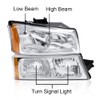 ANDPLAY Headlights Assembly Compatible with 2003 2004 2005 2006 Chevy