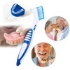 WLLHYF 2Pack Denture Cleaning Brush(Blue/Green)