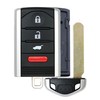 1x New Replacement Proximity Key Fob Shell / CASE Compatible with & Fit for Acura Vehicles - MPN KR5434760-12 (NO Electronics or Chip Inside)