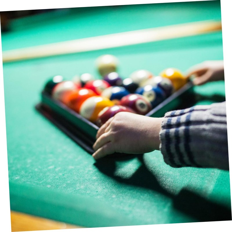Gatuida Mini Billiard Rack Triangle Durable Pool Balls Organizer for