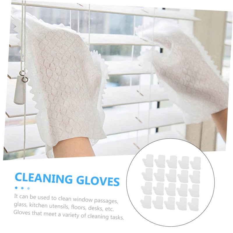 CHILDWEET 20 Pcs Cleaning Gloves Practical Dishwashing Bowl Cleaning Gloves