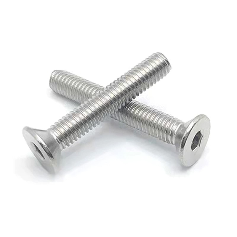 M4-0.7 x 10mm Flat Head Socket Cap Screws Bolts, Stainless