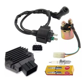 Unbranded For Honda Rancher TRX350 2000-06 Rectifier Starter Solenoid Relay& Ignition Coil