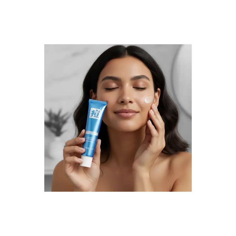 Crema Limpiadora Facial Reductora De Espinillas Y Acné