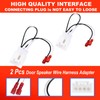 SINGWAYS 72-5602 Car Replacement Door Speaker Wiring Harness Plug Connector