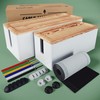 NATURE SUPPLIES | Wood Cable Management Box White [Set of