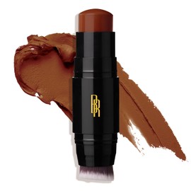 Black Radiance Color Perfect Foundation Stick with Soft Brush Applicator Duo – Buildable, Blendable Versatile Pigment-Rich Formula - Espresso