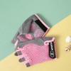 XuoAz Kids Fingerless Bike Gloves - Non Slip Boys-Girls Half