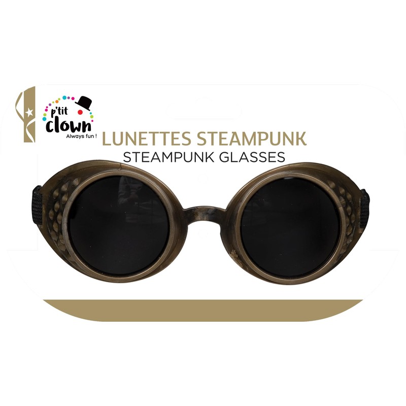 P 'tit clown 69100 Steampunk Glasses, One Size