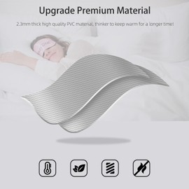 OliviaLiving Hot Water Bottle with Cover - Premium Soft Knitted Cover - 2L Large Capacity - Hot Water Bag for Pain Relief, Neck and Shoulders, Back & Cosy Nights