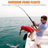 Dovesun 52pcs Foam Floats Pompano Rigs Fishing Rig Floats Fly