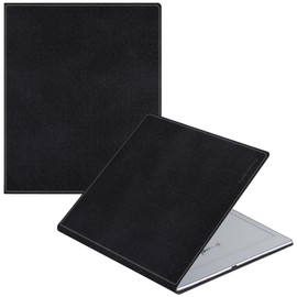 LaoShuSheng Magnetic Case for Onyx Boox Go 10.3 ePaper Tablet (2024 Released) - Ultra-Thin Lightweight PU Leather Book Folio Cover with Auto Sleep/Wake (Cloth Black)