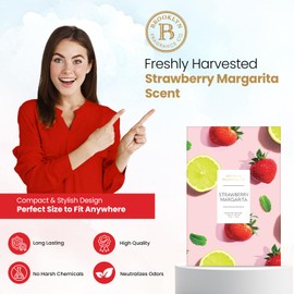 Brooklyn Fragrance Co. Fruits Sachet Bags – Strawberry Margarita Scented Pouches – Perfect Aroma for Drawers, Closets, Cars and Bathrooms – Long-Lasting Fresh Scent Sachets (6- Pack)