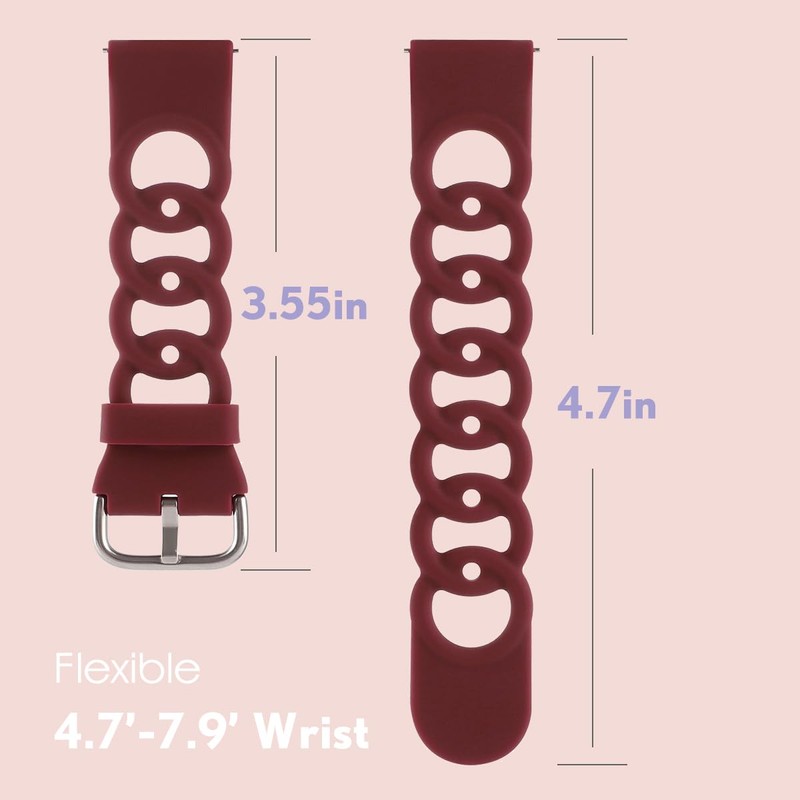 LYSANDRA for Spade & Co Health Smartwatch 4 Bands, 22mm