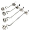 Cast Iron Galvanised/Silver Cabin Hook and Eye Shed Gate Door