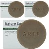 Arte hypoallergenic noni face wash natural soap, 3 packs, 100g / 아르떼 저자극 노니 세수 세안 천연 비누, 3개입, 100g
