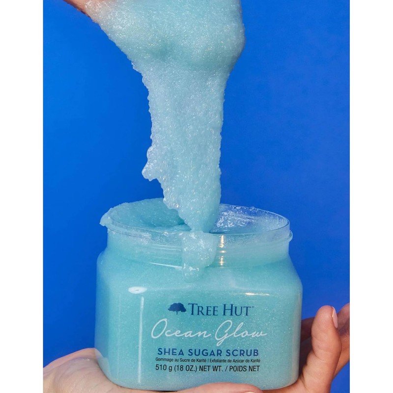 Tree Hut Shea Sugar Scrub Ocean Glow – Exfoliante de