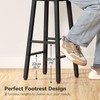 HOOBRO Bar Stools Set of 2, Counter Height Bar Stools,