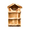 Trademark Innovations Fir Wood Owl House for Screech & Barred