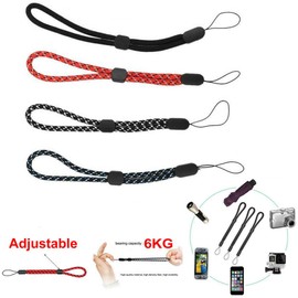 FgofhFu 6PCS Adjustable Wrist Strap Hand Lanyard with Movable Button for Cellphone,Phone,Camera,GoPro, PSP, Flashlight,Keys, Keychains, USB Flash Drives and More Device, Multi-Color